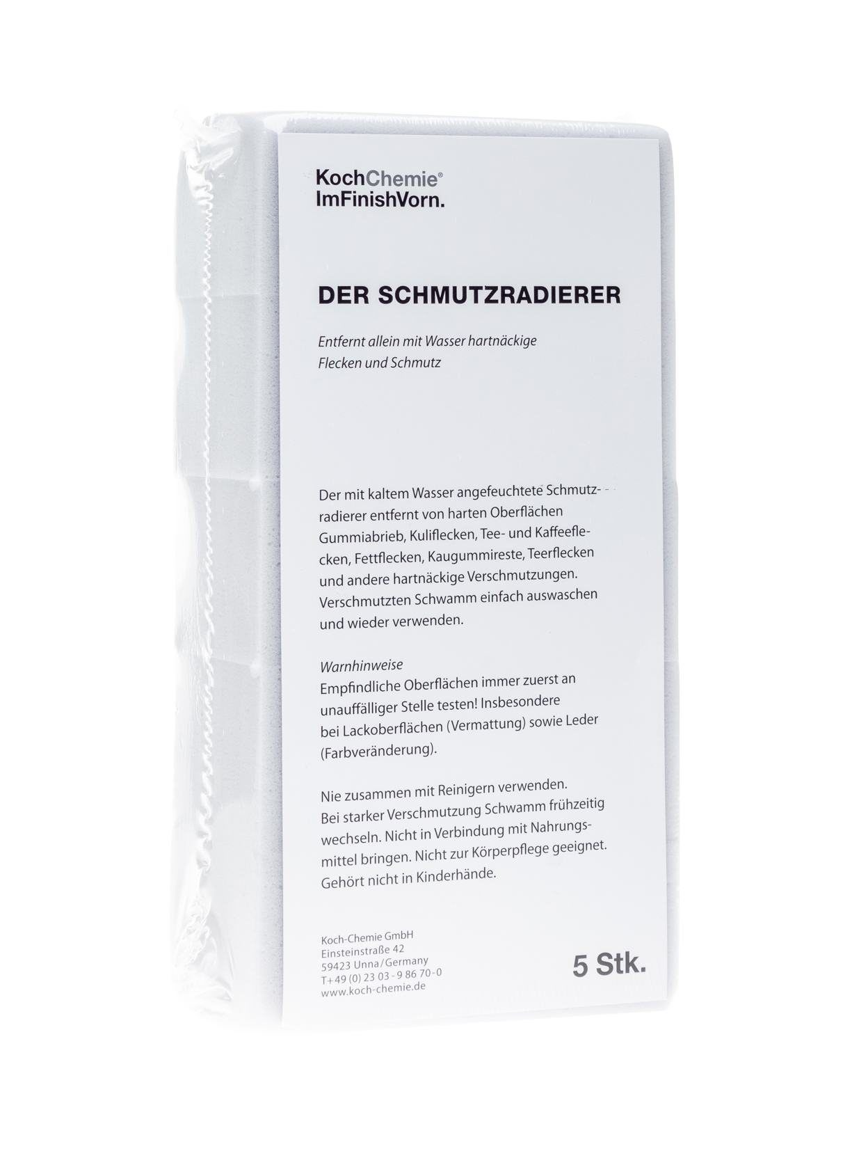 Koch Chemie - Schmutzradierer 5er Set